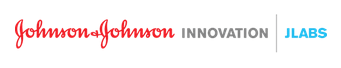 Johnson & Johnson Innovation, JLABS logo in red, grey, and blue